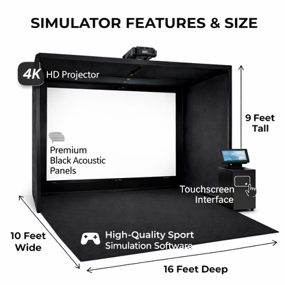 SportVerse QuadZone Immersive Multi-Sport Simulator Suite